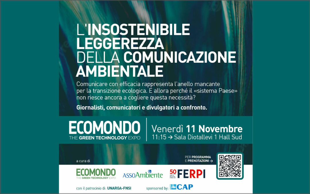 Ecomondo, for Amapola an edition focused on environmental communication