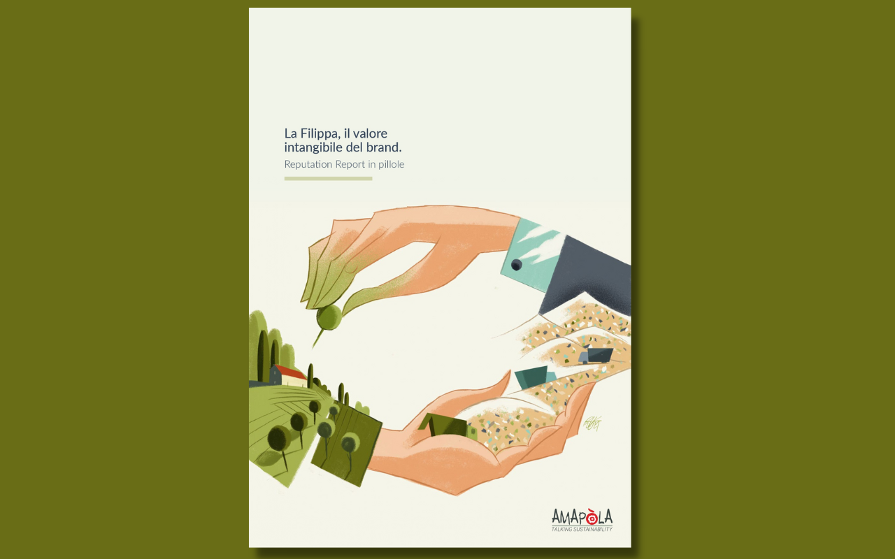 Copertina del Reputation Paper La Filippa a cura di Amapola