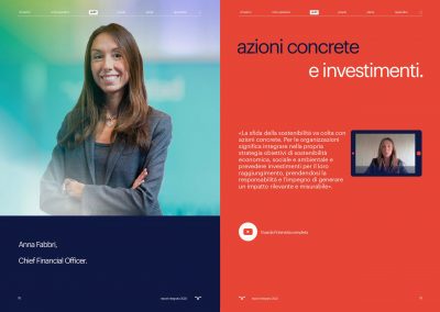 Pagine interne Report Integrato 2022 Randstad Italia - interviste