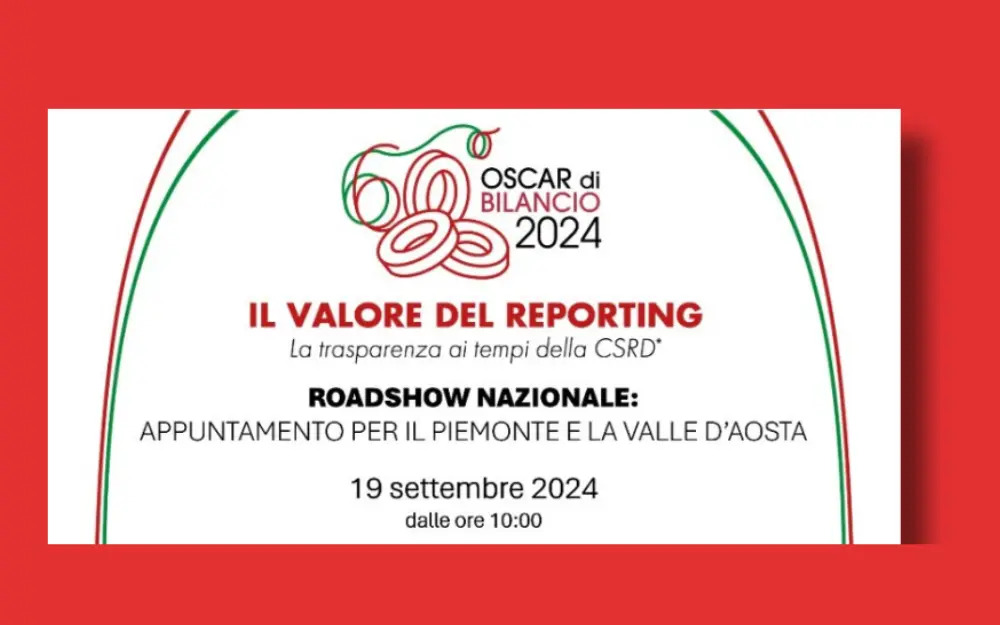 Roadshow FERPI per l’Oscar di Bilancio 2024: ci vediamo alla tappa di Torino