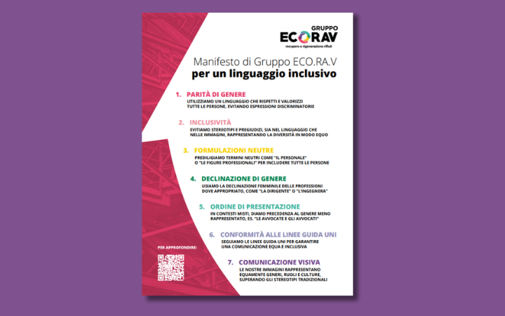 Manifesto per un linguaggio inclusivo di Gruppo Ecorav