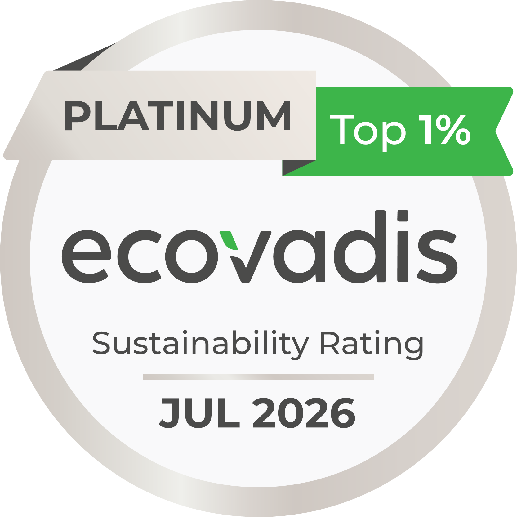 Medaglia platino EcoVadis Amapola