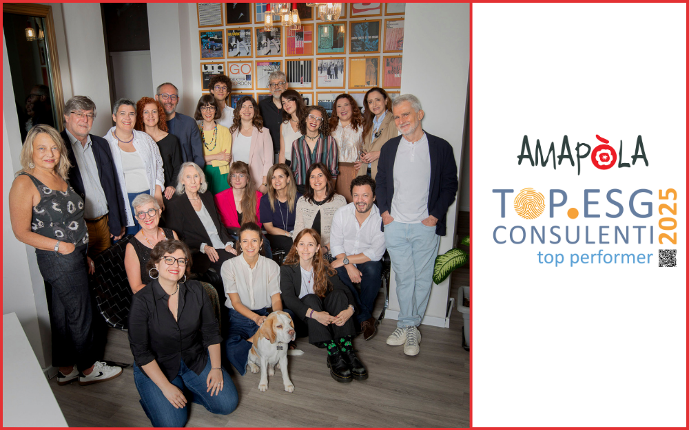 Amapola è TOP PERFORMER nella Guida TOP ESG CONSULENTI 2025