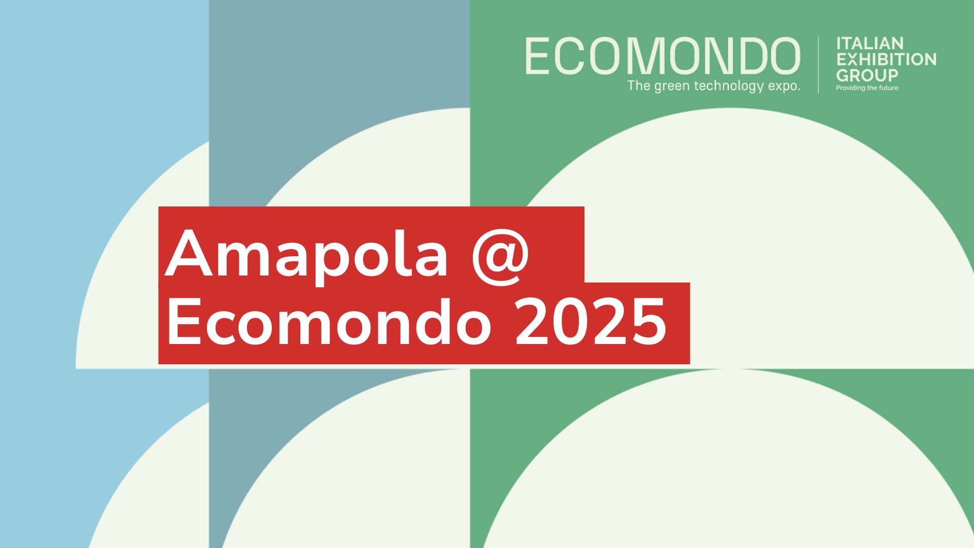 Amapola presente a Ecomondo 2025