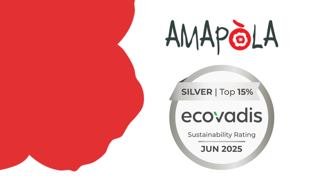 Amapola ottiene la silver medal EcoVadis