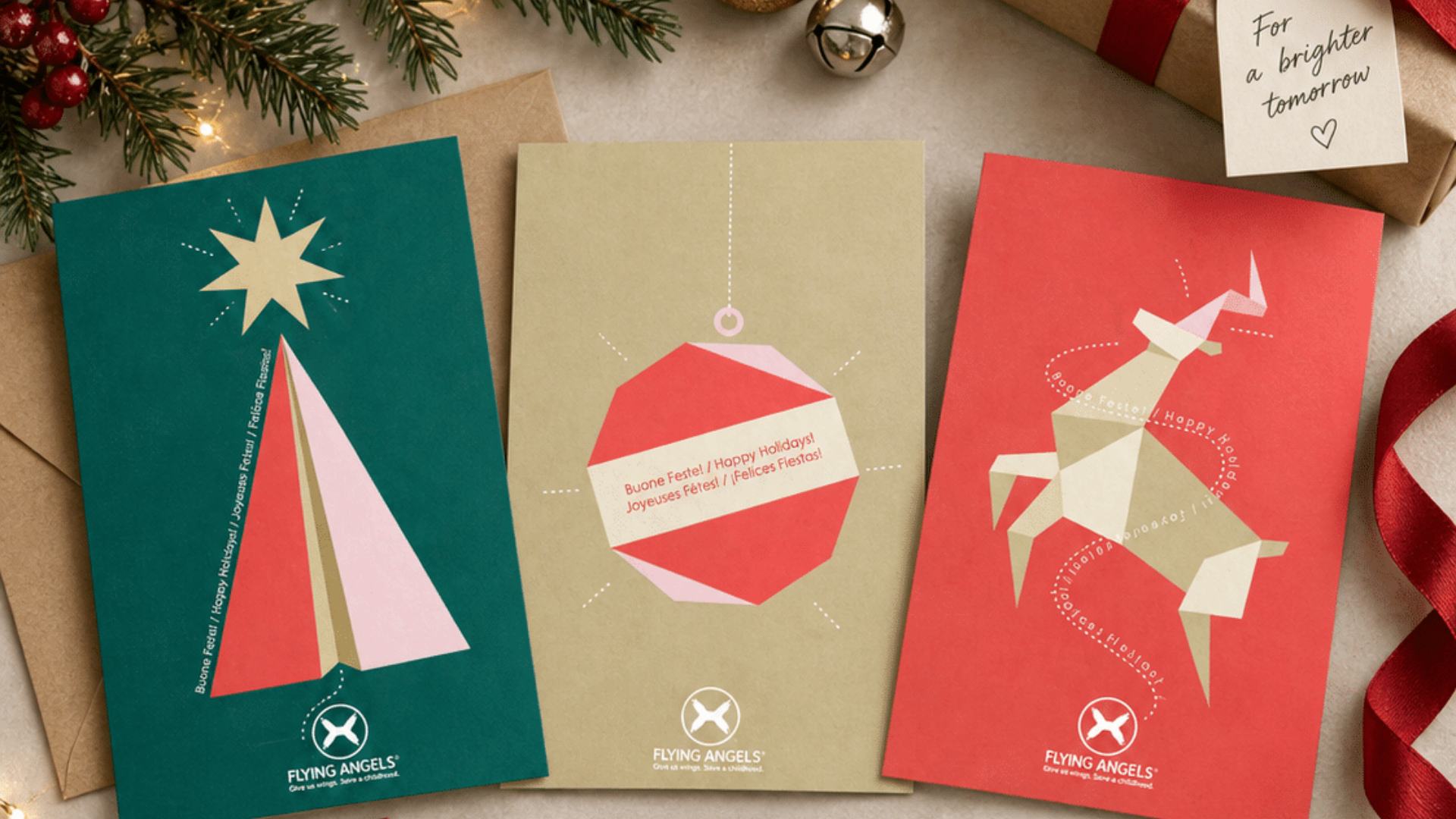 Flying Angels - campagna Natale 2026