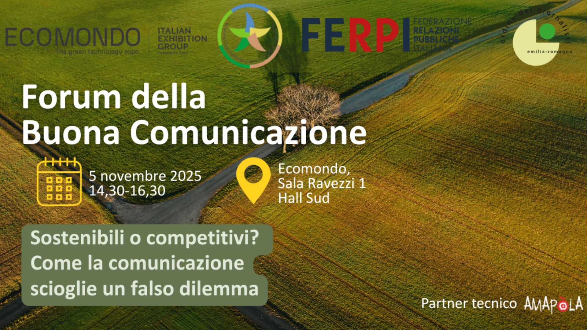 Locandina del Forum della Buona Comunicazione edizione 2025