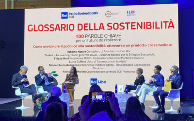 Presentazione glossario della sostenibilità al Salone del libro 2025