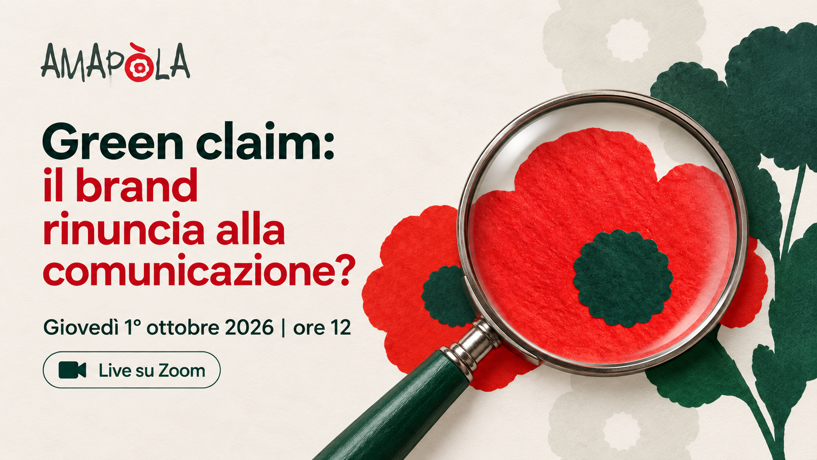 Webinar green claim 1 ottobre 2026
