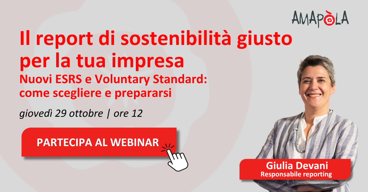 Webinar reporting di sostenibilità e standard - 29 ottobre 2026