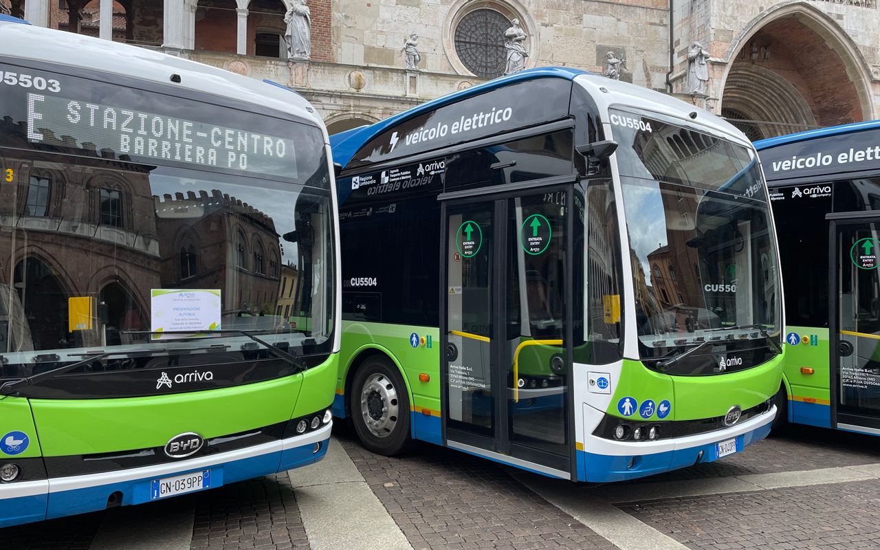 Bus elettrici di Arriva Italia