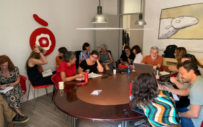 Il team Amapola durante la formazione interna sullo stakeholder engagement